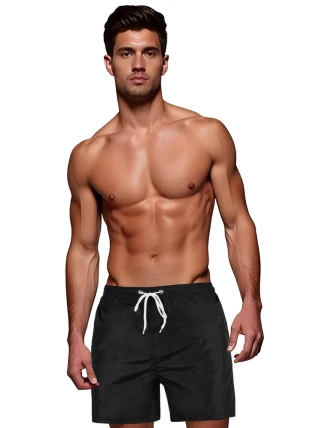 Pánské plavecké šortky černé FashionStreet SX2366