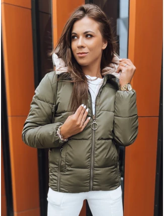 Dámská oboustranná péřová bunda VICTORIA SNUG zelená FashionStreet TY3716