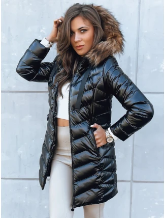 Dámská prošívaná bunda CRYSTAL black FashionStreet TY3821