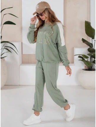 Dámská tepláková souprava BULLS light green FashionStreet AY0899