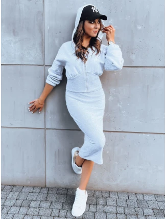 Dámská tepláková souprava MISTI šedá FashionStreet AY0926 Dámská tepláková souprava MISTI šedá FashionStreet AY0926