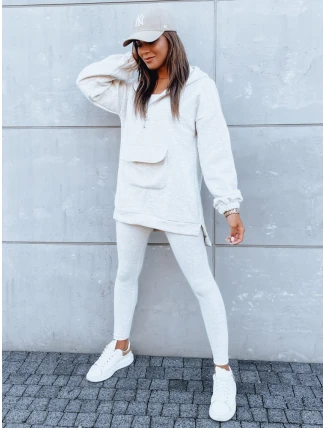 Dámská tepláková souprava MAYALAN light grey FashionStreet AY0941