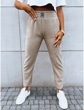 Dámské tepláky MOONLIGHT béžové FashionStreet UY1644