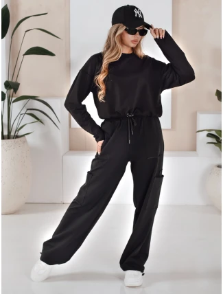 Dámský teplákový komplet CHARM black FashionStreet AY0957