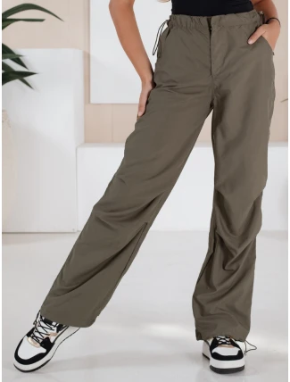 Dámské padákové kalhoty MORAT khaki FashionStreet UY1664