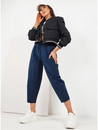 Dámské kalhoty BALLOON FANTASY navy blue FashionStreet UY1667 Dámské kalhoty BALLOON FANTASY navy blue FashionStreet UY1667