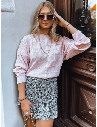 Dámský oversize svetr SKYLARK pink FashionStreet MY2134