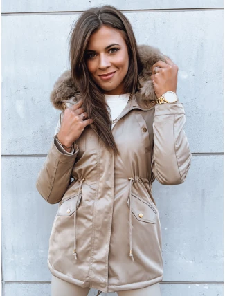 Dámská zimní bunda parka GODDESS béžová FashionStreet TY3868