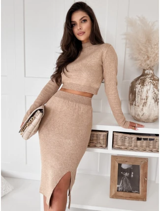 Dámský set 2 v 1 ALLURE camel FashionStreet AY0962