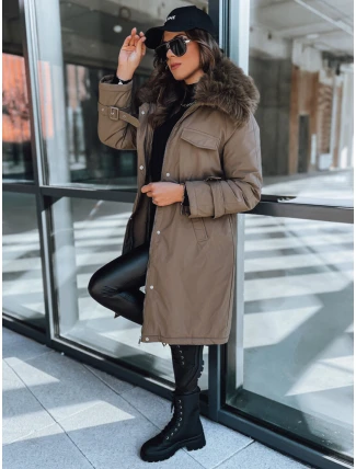 Dámská bunda parka MARBLIS khaki FashionStreet TY3929