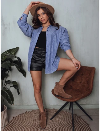 Dámské oversize tričko BLISS modré FashionStreet DY0369