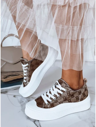 Dámské hnědé tenisky MERTIE FashionStreet ZY0463