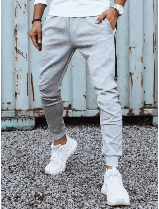 FashionStreet pánské světle šedé tepláky UX4125