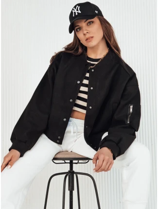 Dámská bunda bomber BONDAI černá FashionStreet TY4147 Dámská bunda bomber BONDAI černá FashionStreet TY4147