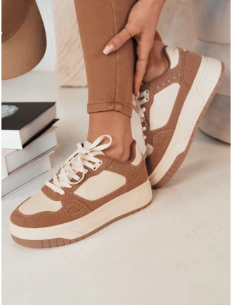 Dámské tenisky LETUR dark beige FashionStreet ZY0470
