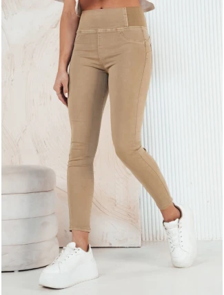 Dámské džínové kalhoty ALTET dark beige FashionStreet UY1922