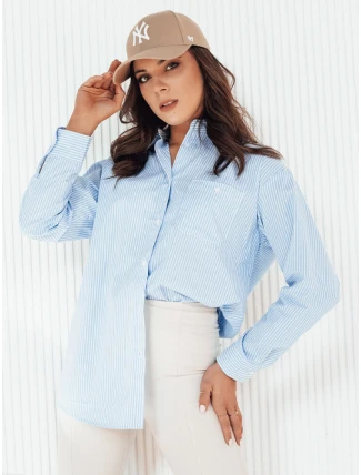 Dámská pruhovaná košile SEMENA modrá FashionStreet DY0413
