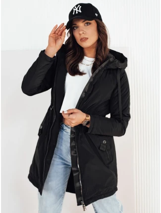 Dámská přechodná bunda parka GROLIN černá FashionStreet TY4172