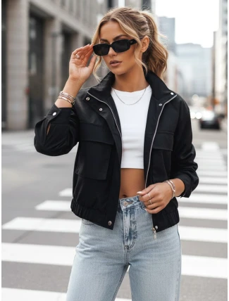 Dámská přechodná bunda ISTAN černá FashionStreet TY4185