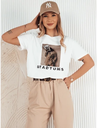 CARSTI dámské tričko bílé FashionStreet RY2404