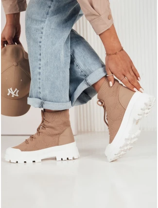 Dámské ponožkové boty FRELLA beige FashionStreet ZY0473