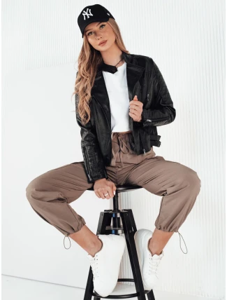 Dámská kožená bunda BAILO black FashionStreet TY4196