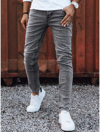 Pánské džínové kalhoty šedé FashionStreet UX4233
