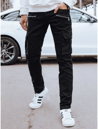 Pánské bojové kalhoty černé FashionStreet UX4237