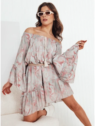 Španělské šaty FIONUALA šedé FashionStreet EY2482 Španělské šaty FIONUALA šedé FashionStreet EY2482