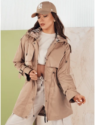 Dámská přechodná bunda parka MOZA béžová FashionStreet TY4283