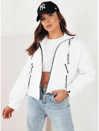 Dámská přechodová bunda FERTI bílá FashionStreet TY4303 Dámská přechodová bunda FERTI bílá FashionStreet TY4303