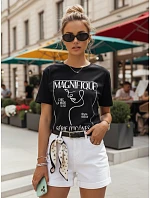 ERION dámské tričko černé FashionStreet RY2502
