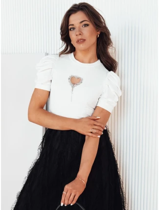 Dámská halenka LERRIS ecru FashionStreet RY2518