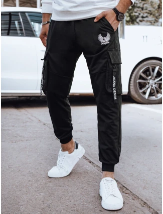 Pánské bojové kalhoty černé FashionStreet UX4372