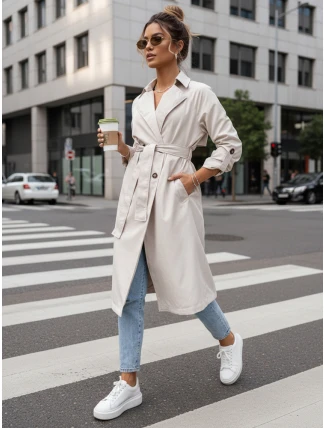 Dámské dlouhé tenisky BINCIA light grey FashionStreet TY4338