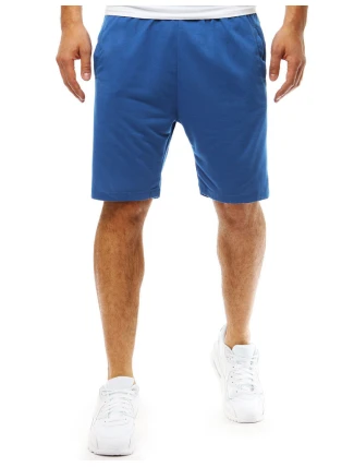 Pánské krátké teplákové šortky modré FashionStreet SX2391