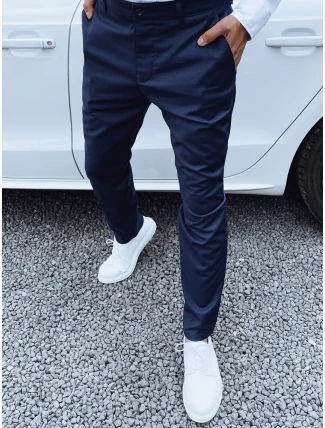 Pánské tmavě modré kalhoty FashionStreet UX4411