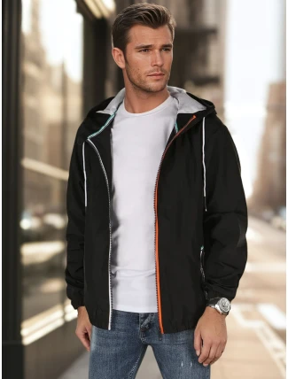 Pánská přechodná bunda černá FashionStreet TX4700 Pánská přechodná bunda černá FashionStreet TX4700