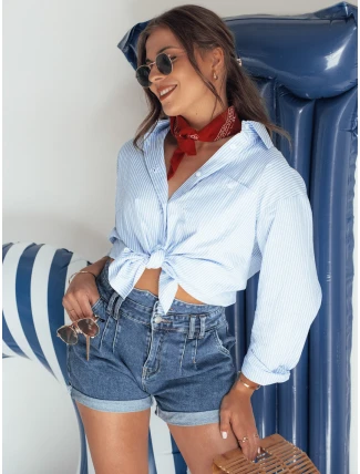 Dámské džínové šortky DENIM DREAMS blue FashionStreet SY0354
