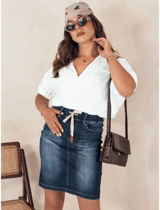 DENIMFIT modrá džínová sukně FashionStreet CY0455