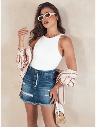 Modrá džínová sukně URBAN CHARM FashionStreet CY0456