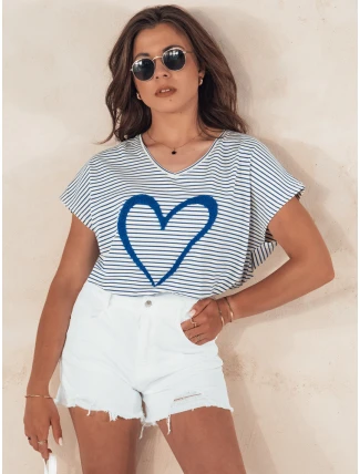 Dámské džínové šortky VERONA white FashionStreet SY0401