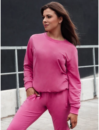 Dámská mikina GLAMFLAIR růžová FashionStreet BY1317 Dámská mikina GLAMFLAIR růžová FashionStreet BY1317