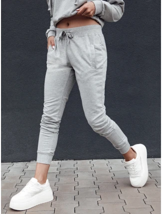 Dámské tepláky RELAX MODE světle šedé FashionStreet UY2137