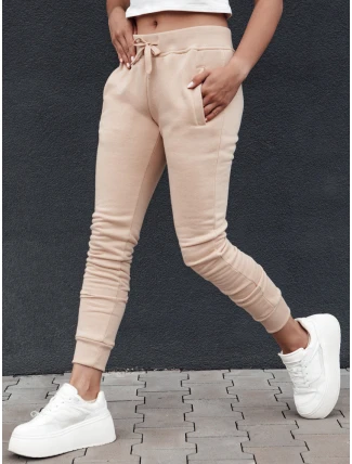 Dámské tepláky FITS béžové FashionStreet UY2144