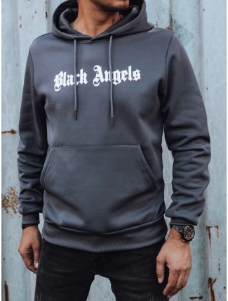 Pánská tmavě šedá mikina FashionStreet BX5797