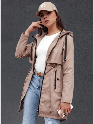 Dámská přechodná bunda parka GLAMJACKET béžová FashionStreet TY4383
