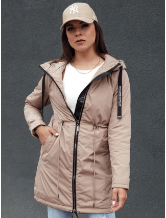 Dámská přechodná bunda parka URBANJOY béžová FashionStreet TY4386