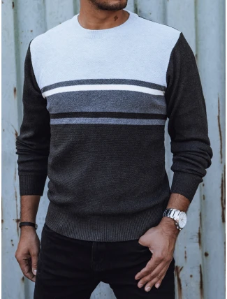 Pánský šedý svetr FashionStreet WX2204