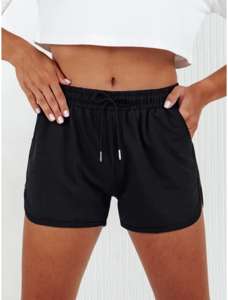 Dámské teplákové kraťasy GO SPORT černé FashionStreet SY0414 Dámské teplákové kraťasy GO SPORT černé FashionStreet SY0414